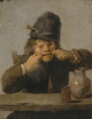 Adriaen Brouwer Youth Making a Face